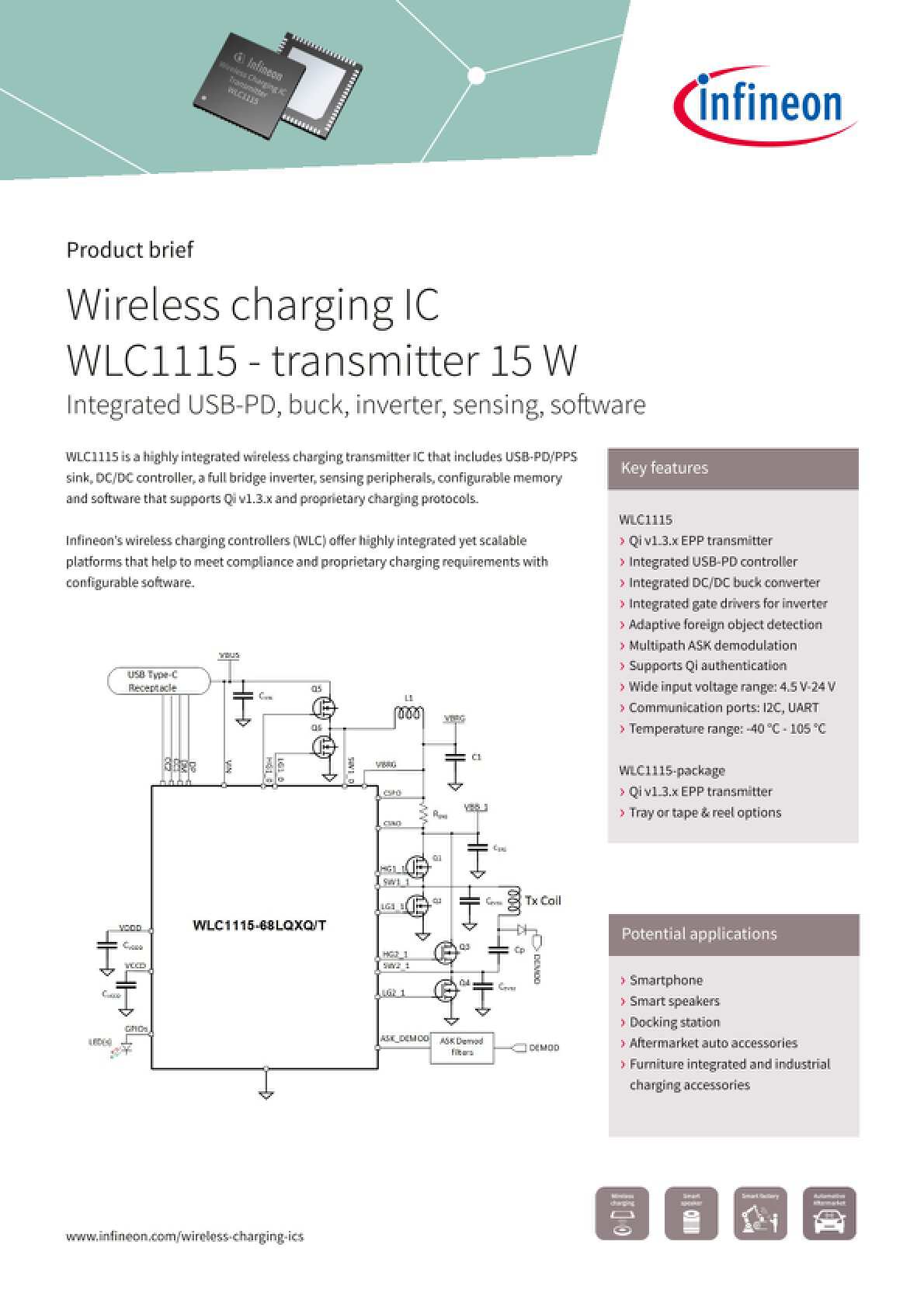 Infineon Unveils Next-Gen Qi2 MPP Module REF_WLC_TX15W_M1-Chargerlab