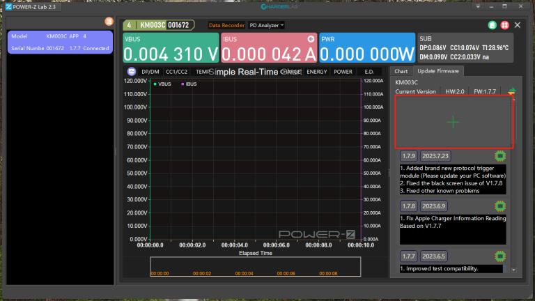 V1.9.0 | The New Software Version of POWER-Z KM003C - Chargerlab