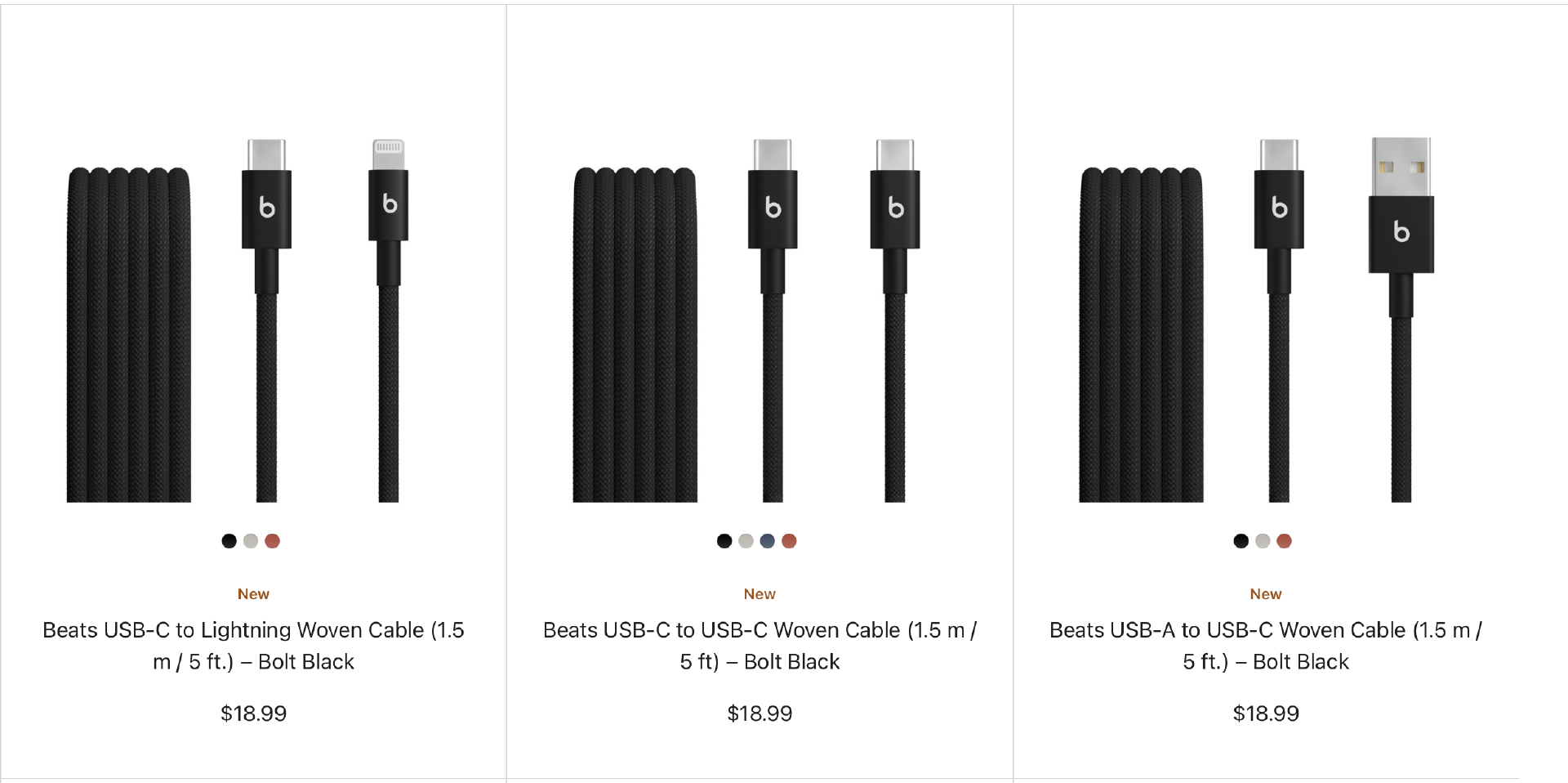 Beats Launches Multi-Spec Woven Cables Collection-Chargerlab