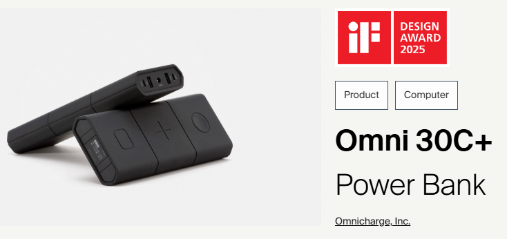 10 Power Banks Win the 2025 iF Product Design Award-Chargerlab