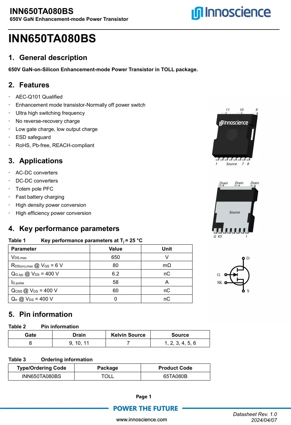 Innoscience TOLL-Packaged GaN Powers Fast-Charging Industry’s Power Upgrade-Chargerlab