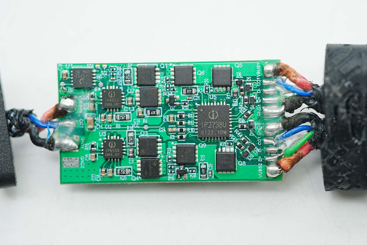 Teardown of MIIIW CB510 Pro 100W Two-in-One Supercharging Cable (iCB1013Y)-Chargerlab