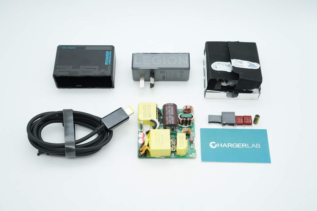 Teardown of Lenovo Legion 245W GaN Adapter (LA245)-Chargerlab