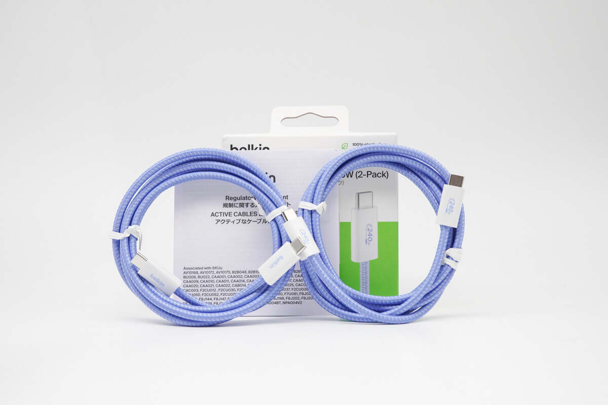 Teardown of Belkin 240W Dual USB-C Braided Cable-Chargerlab