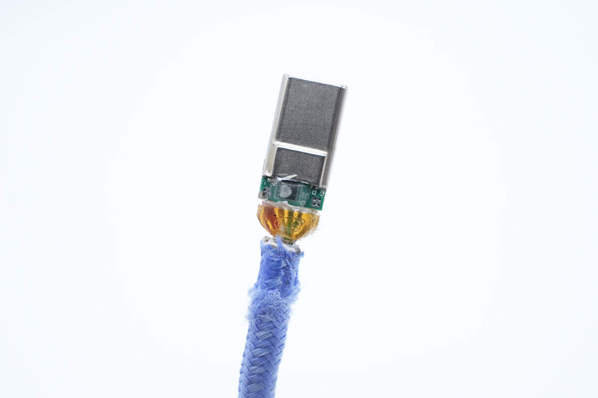 Teardown of Belkin 240W Dual USB-C Braided Cable-Chargerlab