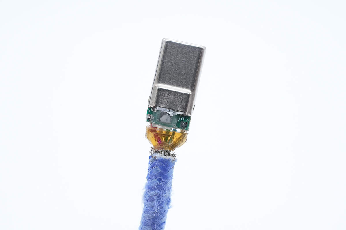 Teardown of Belkin 240W Dual USB-C Braided Cable-Chargerlab