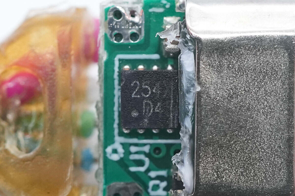 Teardown of Belkin 240W Dual USB-C Braided Cable-Chargerlab