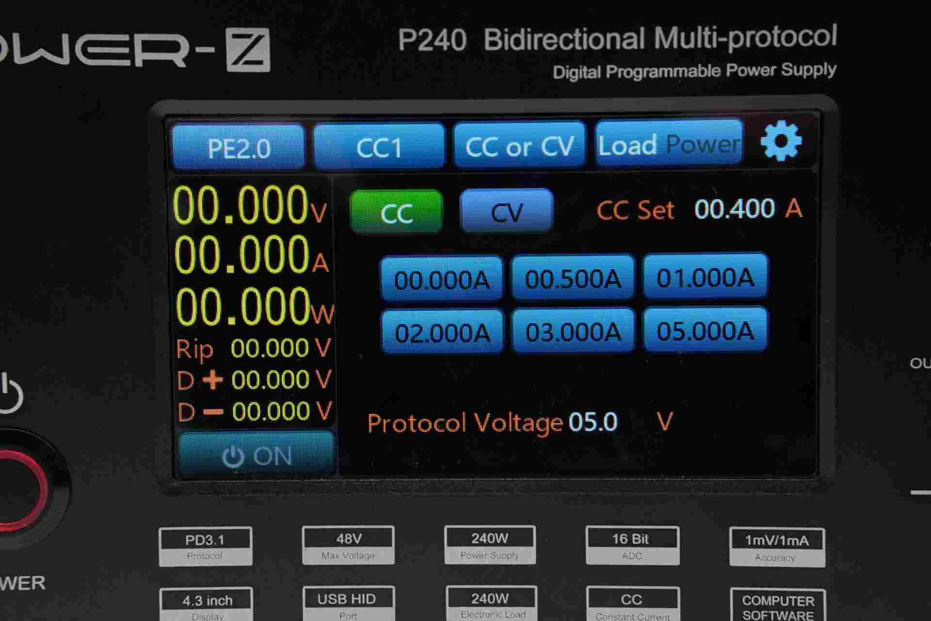 V1.70 | The New Software Version of POWER-Z P240-Chargerlab