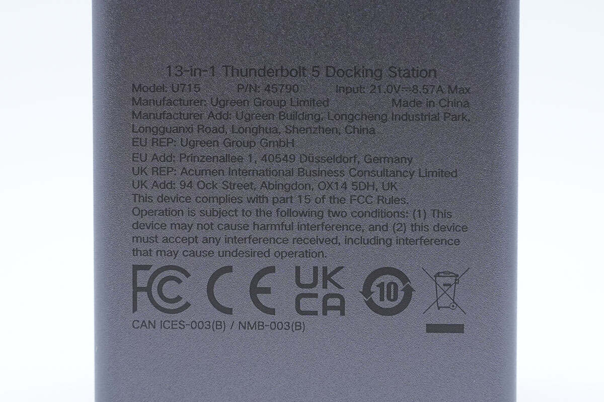 Teardown of UGREEN Revodok Max Thunderbolt 5 Docking Station (U715)-Chargerlab