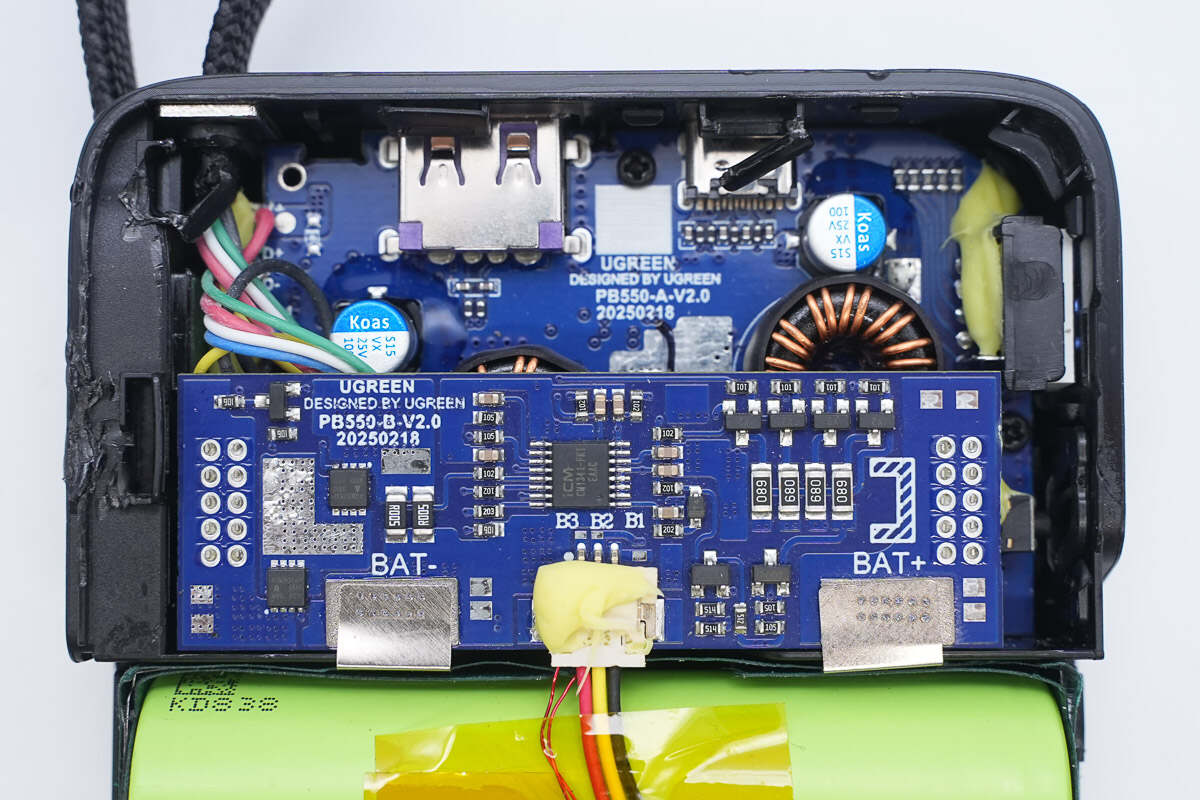Teardown of UGREEN 67W 20000mAh Power Bank (PB550)-Chargerlab