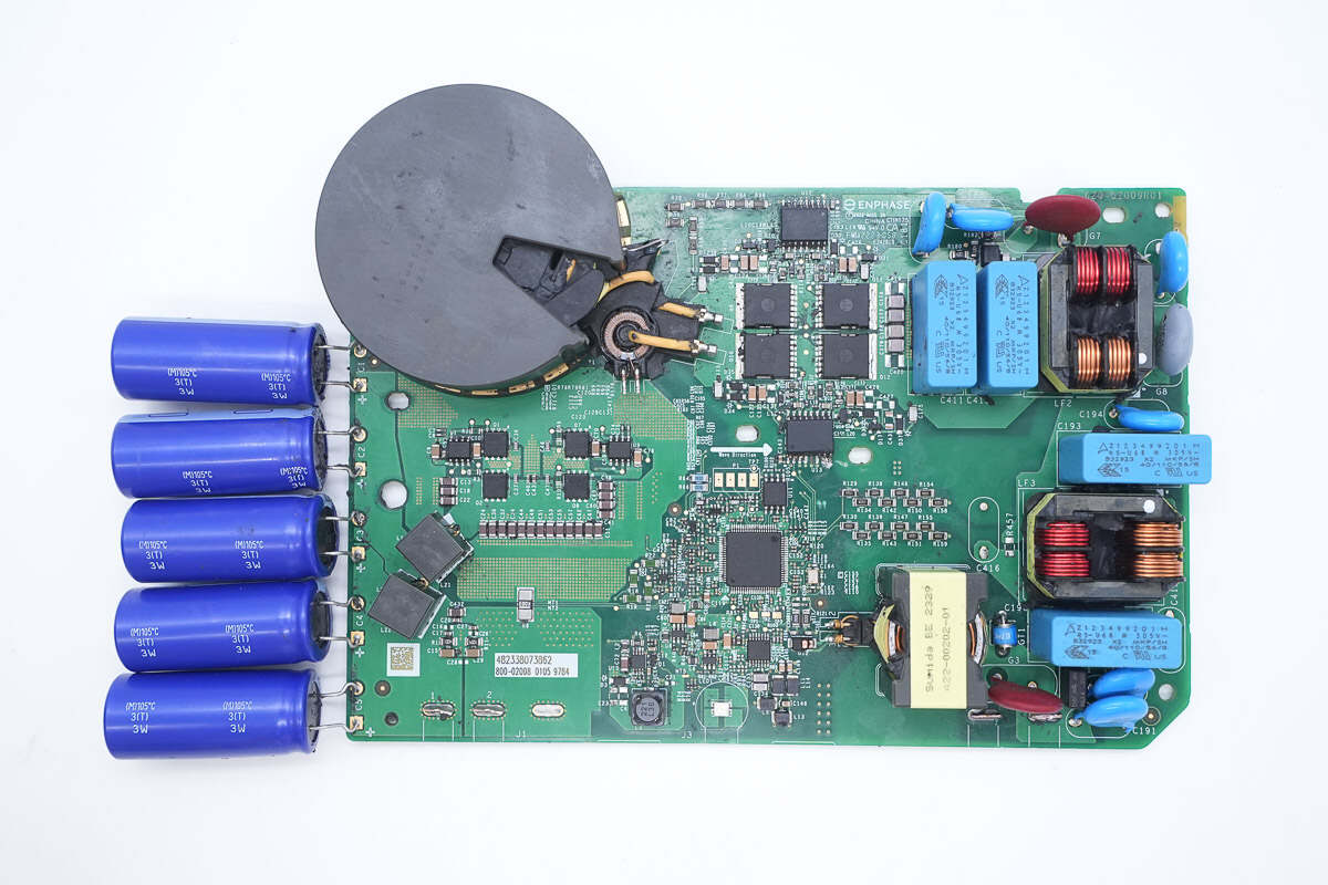 Teardown of Enphase IQ8P 480W Microinverter (IQ8P-72-2-INT)-Chargerlab