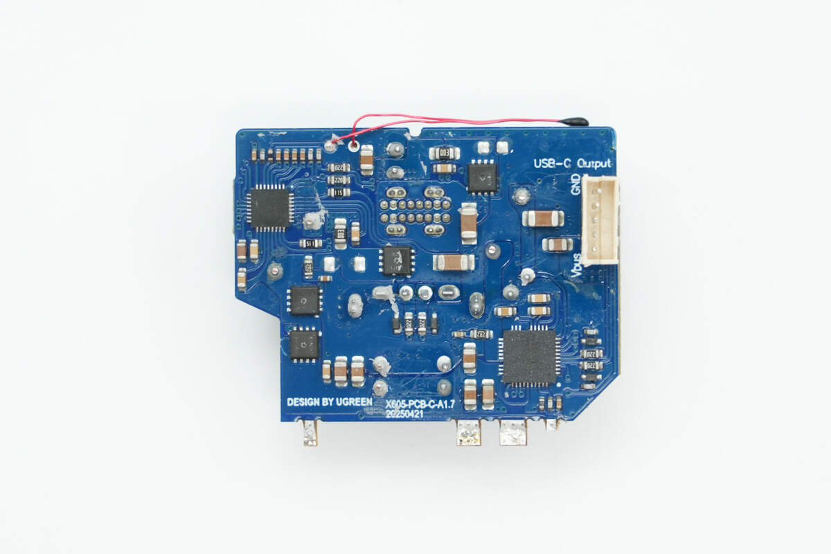 Teardown of UGREEN Nexode 65W Charger with Retractable USB-C Cable (X605)-Chargerlab