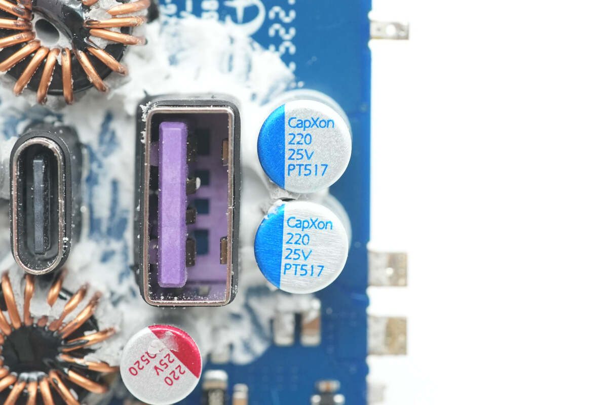 Teardown of UGREEN Nexode 65W Charger with Retractable USB-C Cable (X605)-Chargerlab