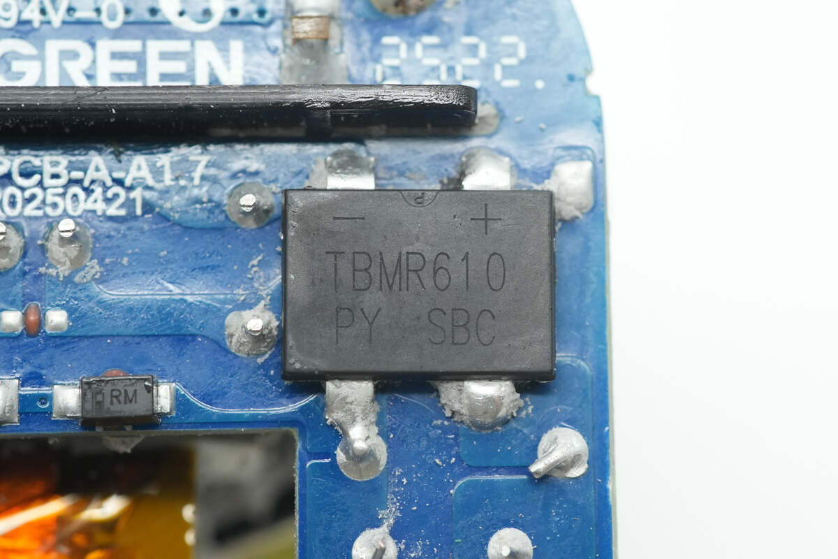 Teardown of UGREEN Nexode 65W Charger with Retractable USB-C Cable (X605)-Chargerlab