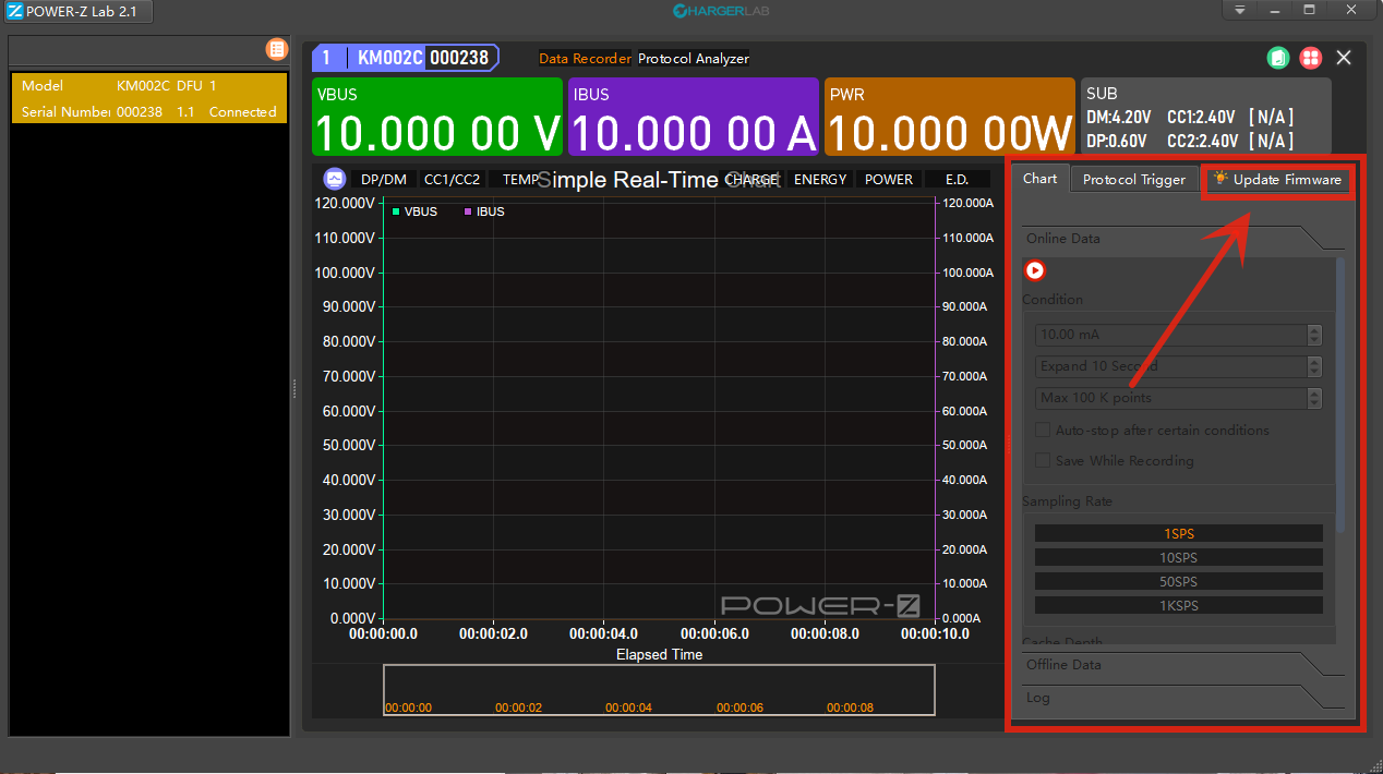V.1.9.7 | The New Software Version of ChargerLAB POWER-Z KM003C-Chargerlab