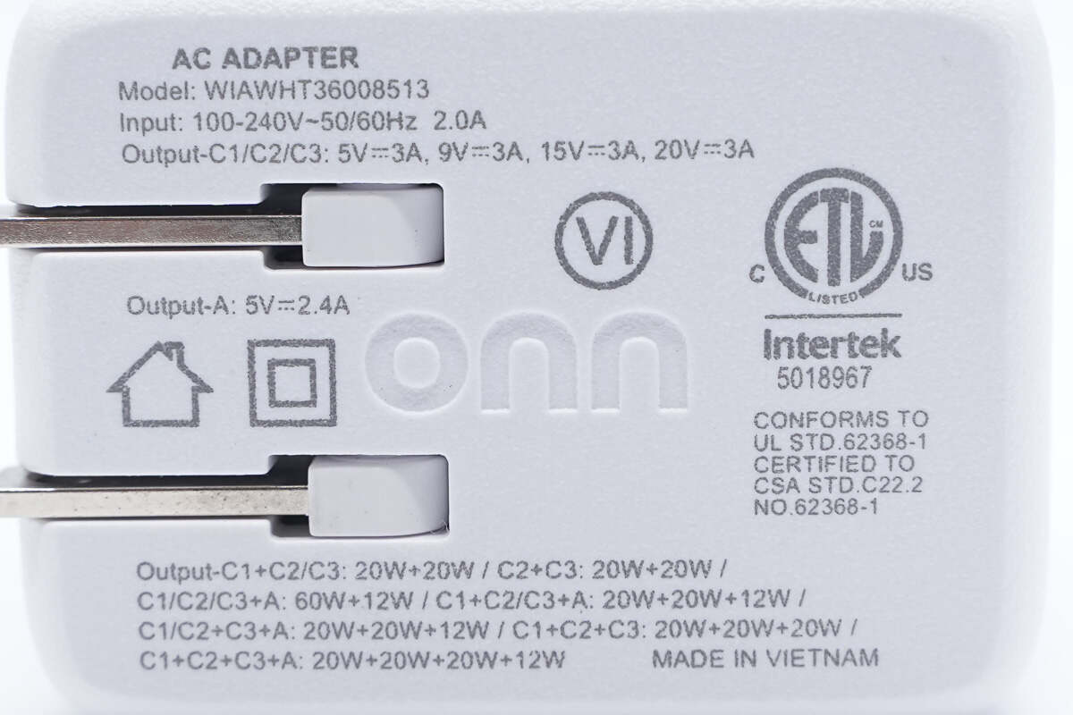 Teardown of Walmart Onn. 72W Multi-Port GaN Wall Charger (WIAWHT36008513)-Chargerlab