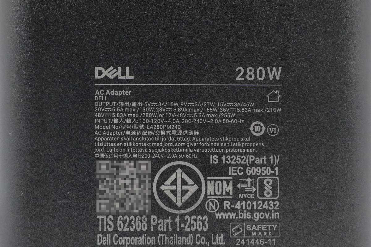 Teardown of Dell 280W USB-C GaN AC Adapter (LA280PM240)-Chargerlab