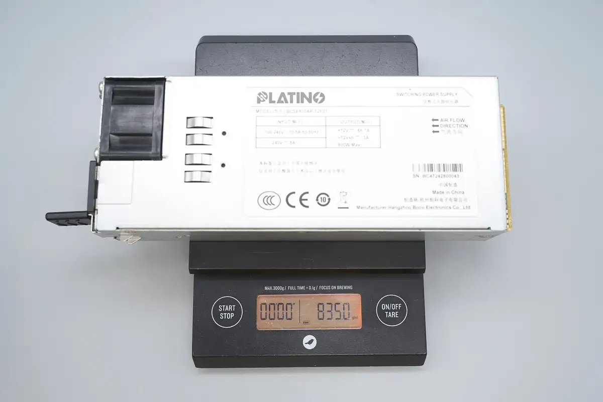 Teardown of Boco Electronics 800W SiC Server Power Supply (BCSE800AP-12E01)-Chargerlab