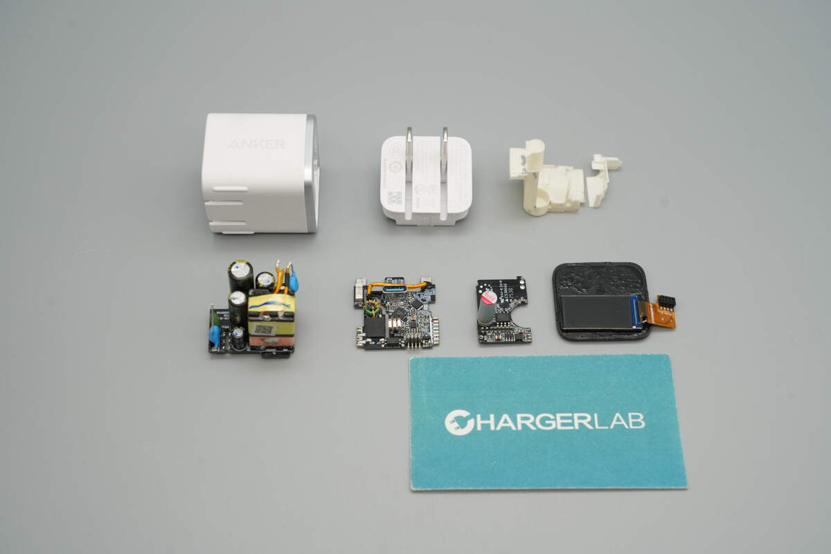 Teardown of Anker Nano 45W GaN Charger with Display (A121D)-Chargerlab