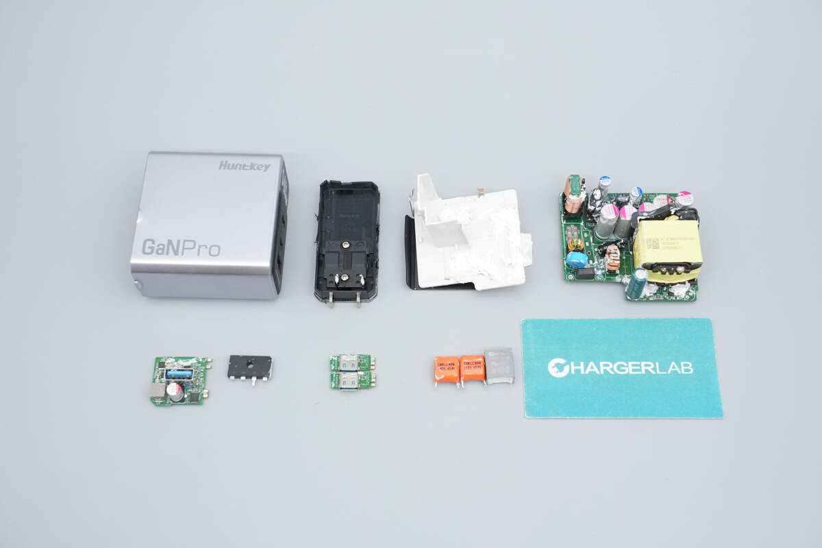 Teardown of Huntkey 140W GaN Charger (HKC14028050-0B1)-Chargerlab