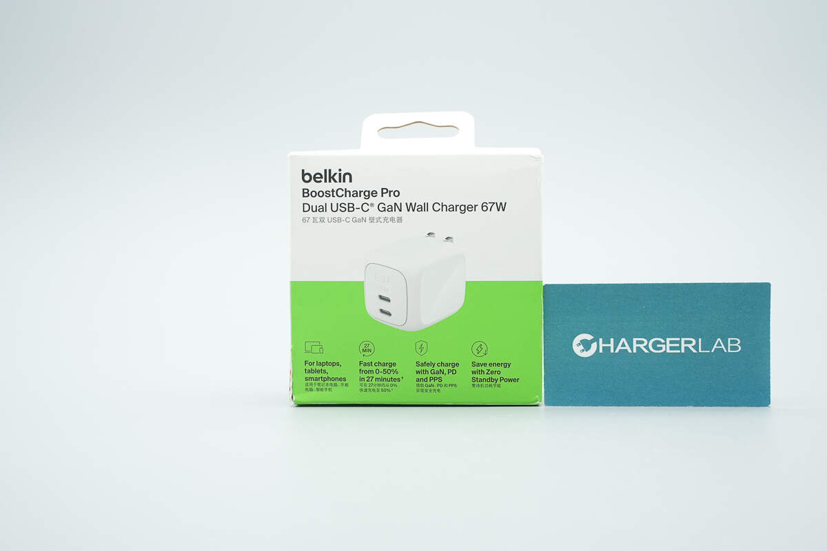 Teardown of Belkin BoostCharge Pro Dual USB-C 67W GaN Wall Charger (WCH020yz)-Chargerlab