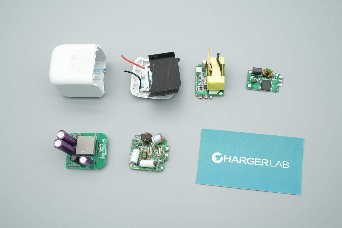 Teardown of Belkin BoostCharge Pro Dual USB-C 67W GaN Wall Charger (WCH020yz)-Chargerlab