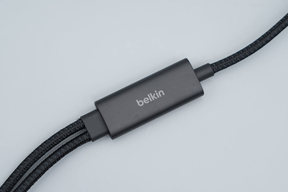 Teardown of Belkin BoostCharge Pro 140W Braided USB-C to Dual USB-C Cable (CAC004)-Chargerlab