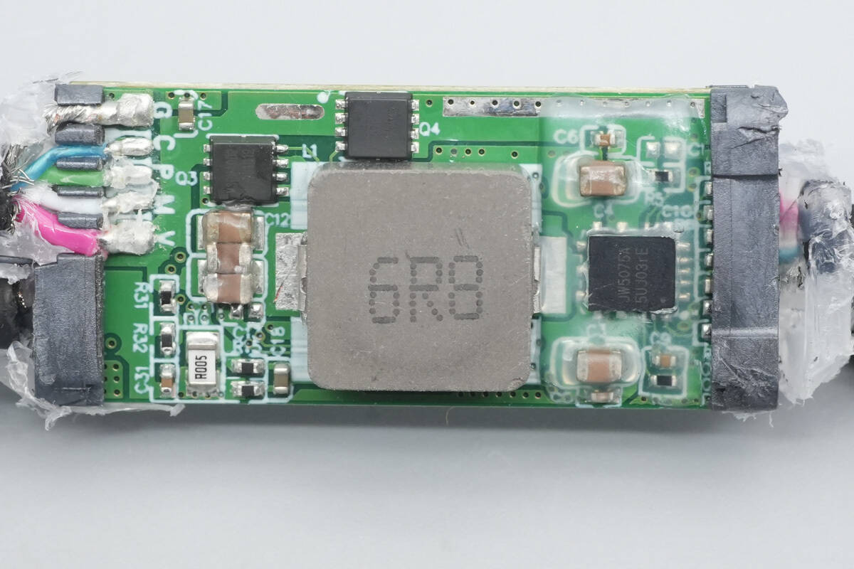 Teardown of Belkin BoostCharge Pro 140W Braided USB-C to Dual USB-C Cable (CAC004)-Chargerlab