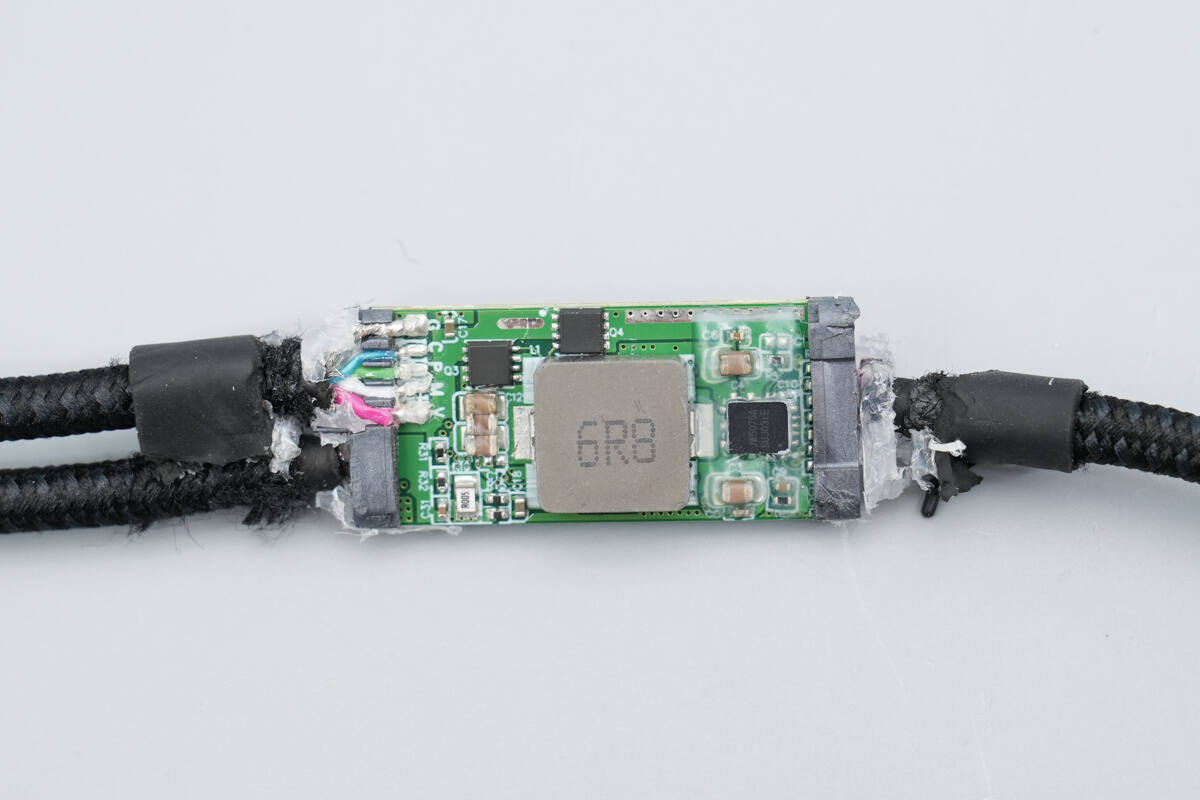 Teardown of Belkin BoostCharge Pro 140W Braided USB-C to Dual USB-C Cable (CAC004)-Chargerlab