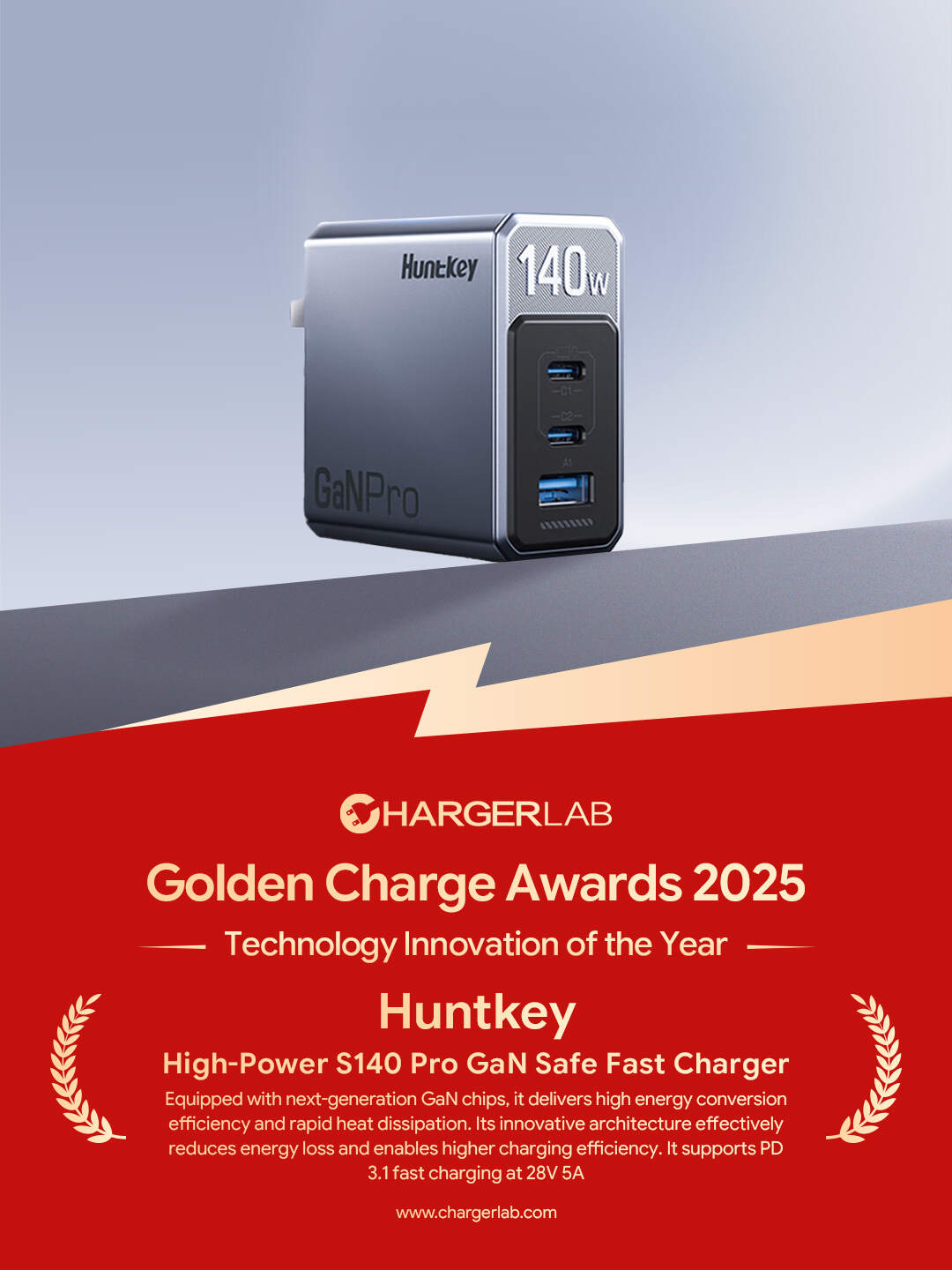 Golden Charge Awards 2025 Announced: 17 Products Win the Technology Innovation Award-Chargerlab