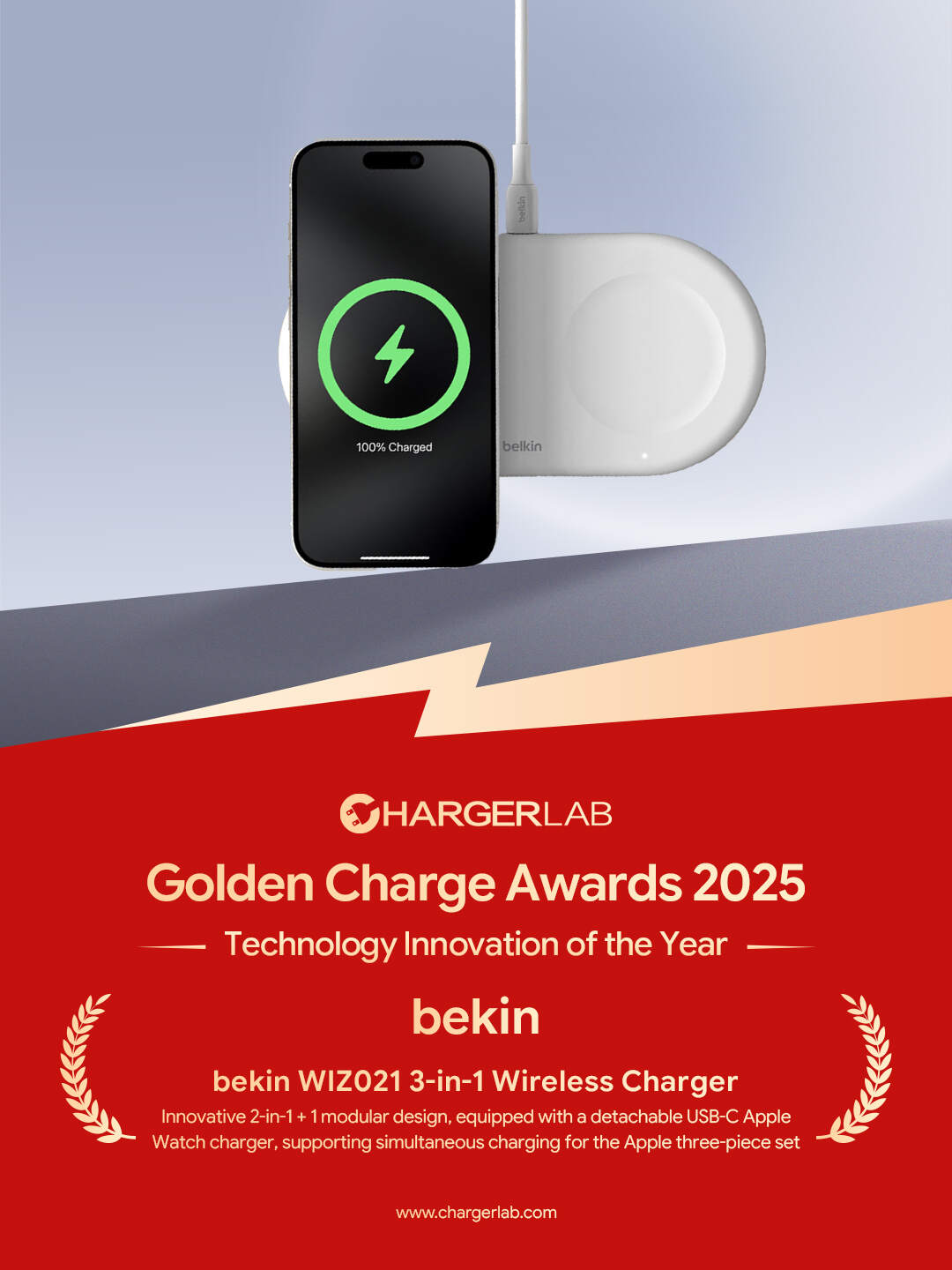 Golden Charge Awards 2025 Announced: 17 Products Win the Technology Innovation Award-Chargerlab