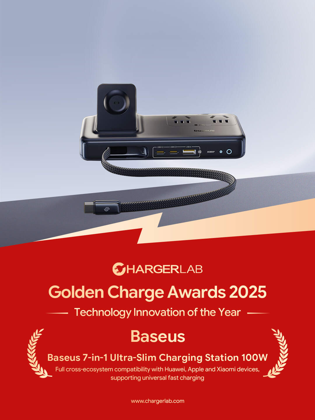 Golden Charge Awards 2025 Announced: 17 Products Win the Technology Innovation Award-Chargerlab