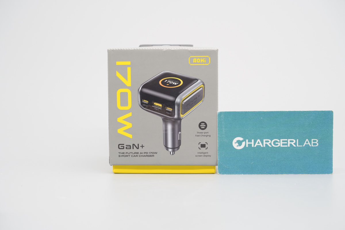 Teardown of AOHi THE FUTURE AI PD GaN+ 170W 3-Port LED Display Fast Car Charger (AOC-S009)-Chargerlab