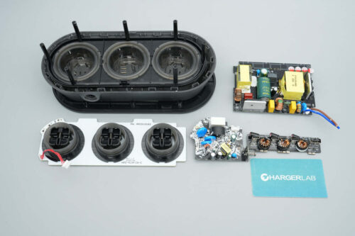 Teardown of Lenovo thinkplus FLUXO 150W GaN Desktop Charging Station (CSFO150A4)