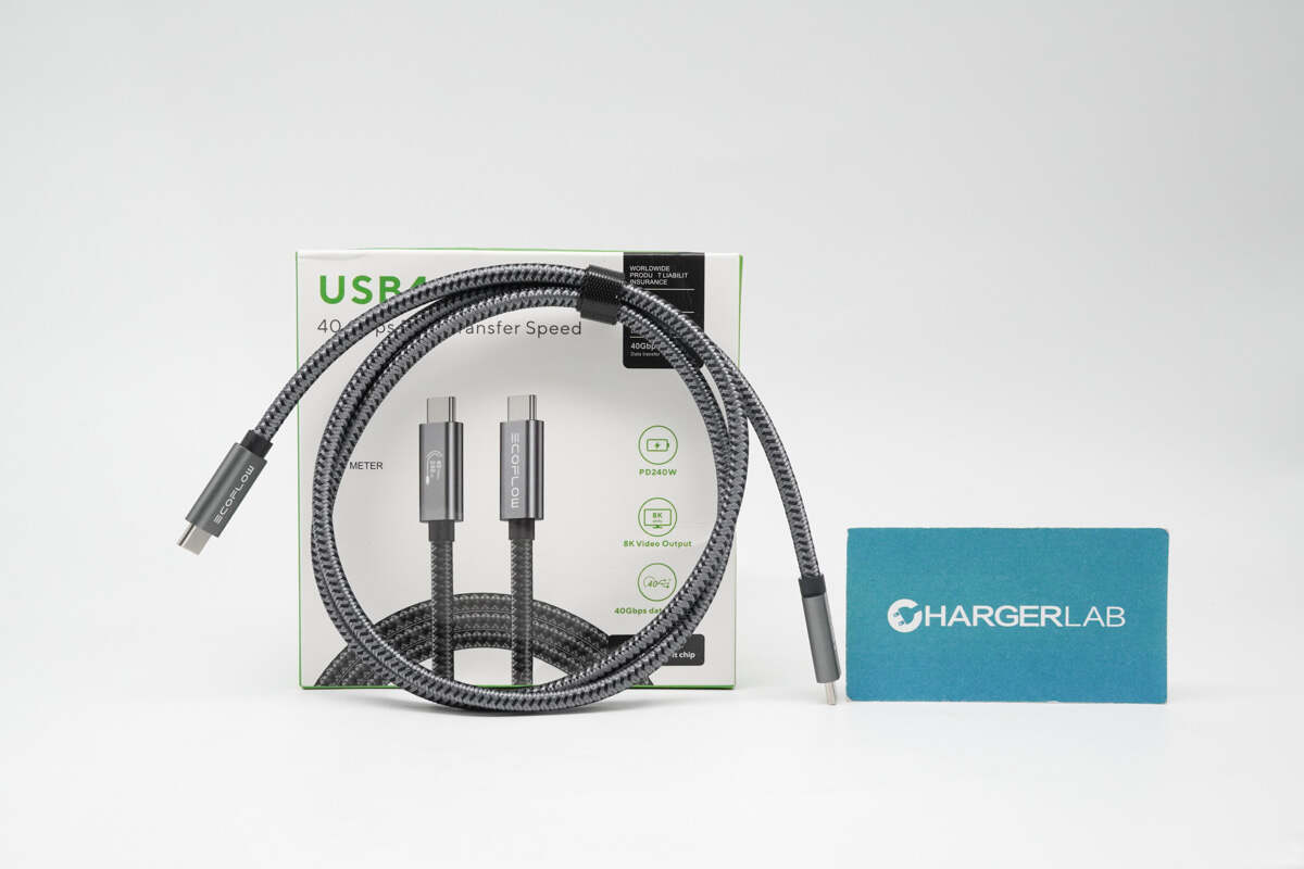 Teardown of EcoFlow 240W USB4 Fast Charging Braided Cable-Chargerlab