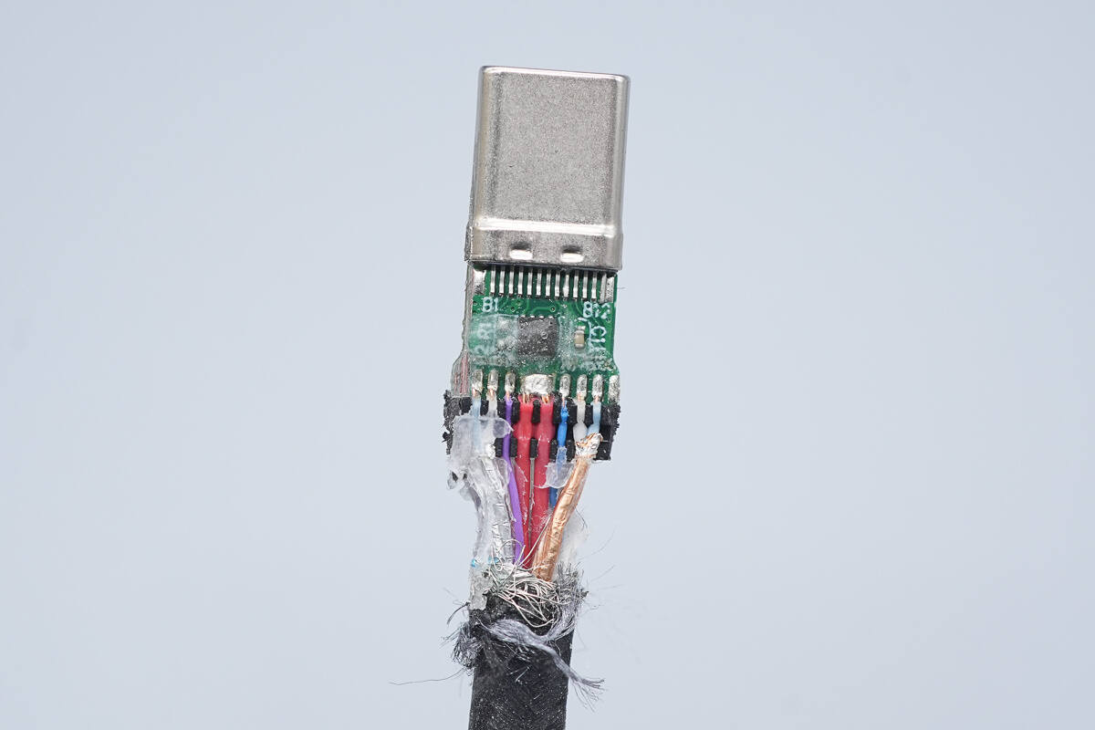 Teardown of EcoFlow 240W USB4 Fast Charging Braided Cable-Chargerlab