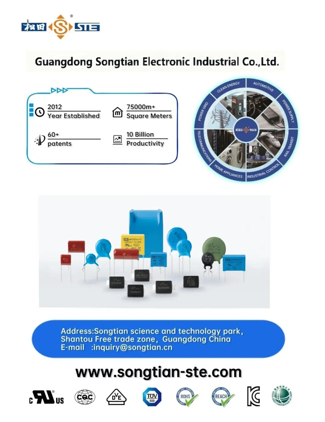 Songtian Electronics Showcases AI Server Capacitor Solutions at APEC 2026-Chargerlab