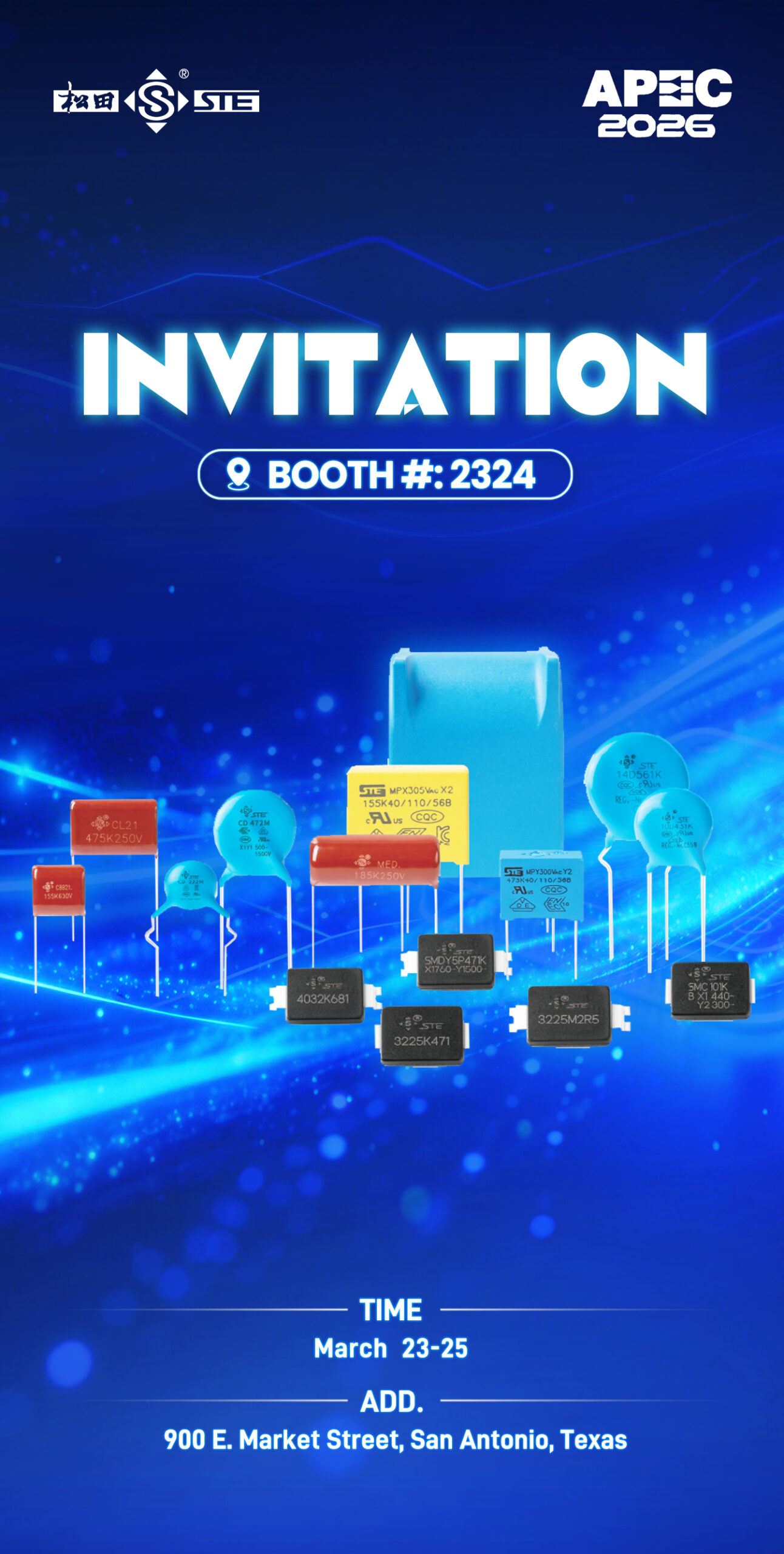 Songtian Electronics Showcases AI Server Capacitor Solutions at APEC 2026-Chargerlab
