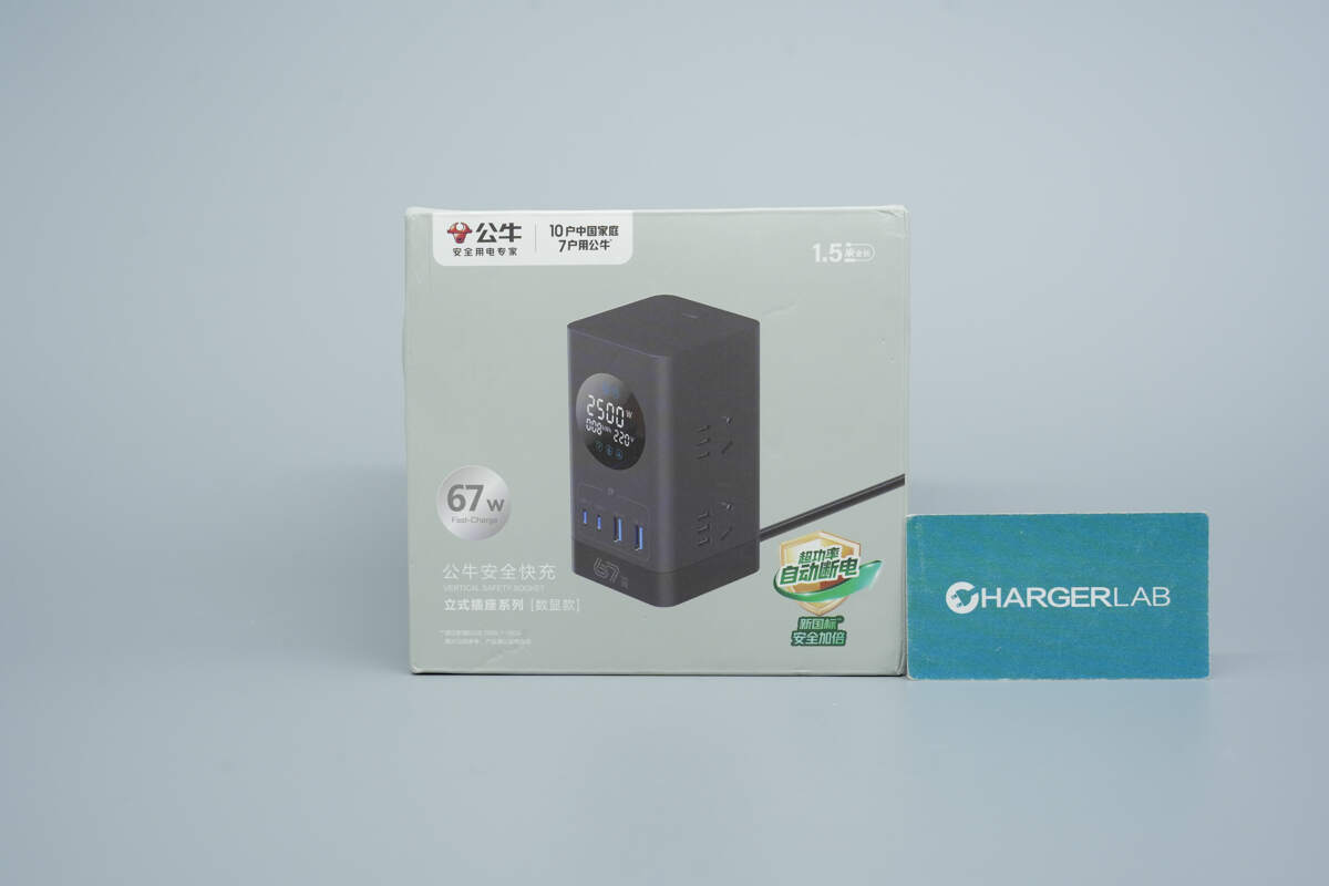 Teardown of BULL 67W GaN Digital Display Power Strip (GNV-ML1676)-Chargerlab