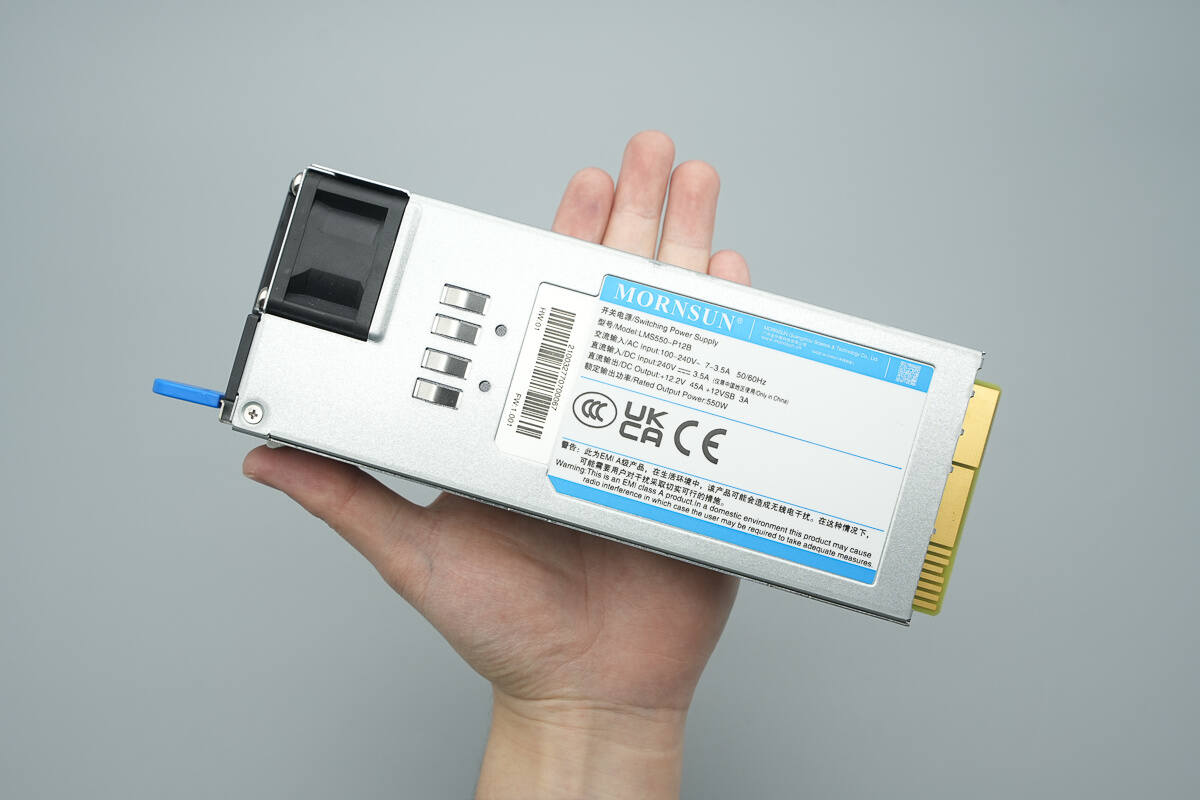 Teardown of MORNSUN 550W Platinum SiC Server Power Supply (LMS550-P12B)-Chargerlab