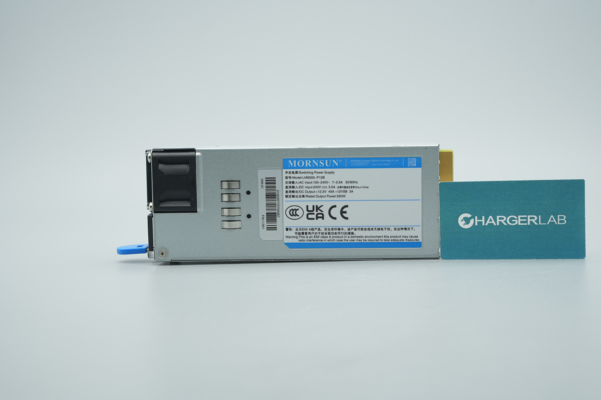 Teardown of MORNSUN 550W Platinum SiC Server Power Supply (LMS550-P12B)-Chargerlab