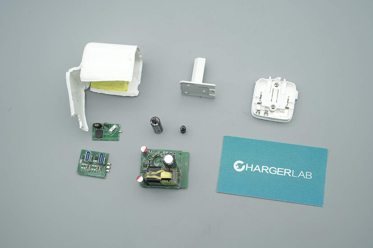 Teardown of HuntKey 65W Dual USB-C GaN Charger (H02)-Chargerlab