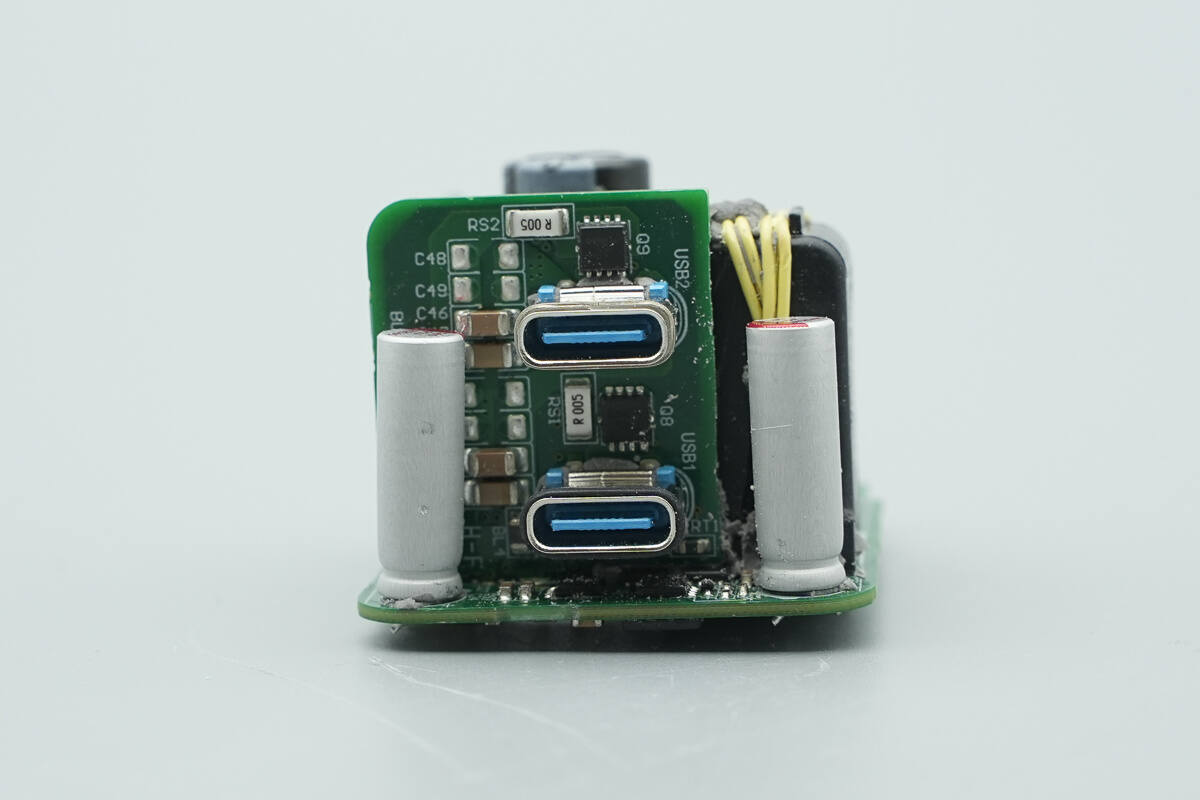 Teardown of HuntKey 65W Dual USB-C GaN Charger (H02)-Chargerlab