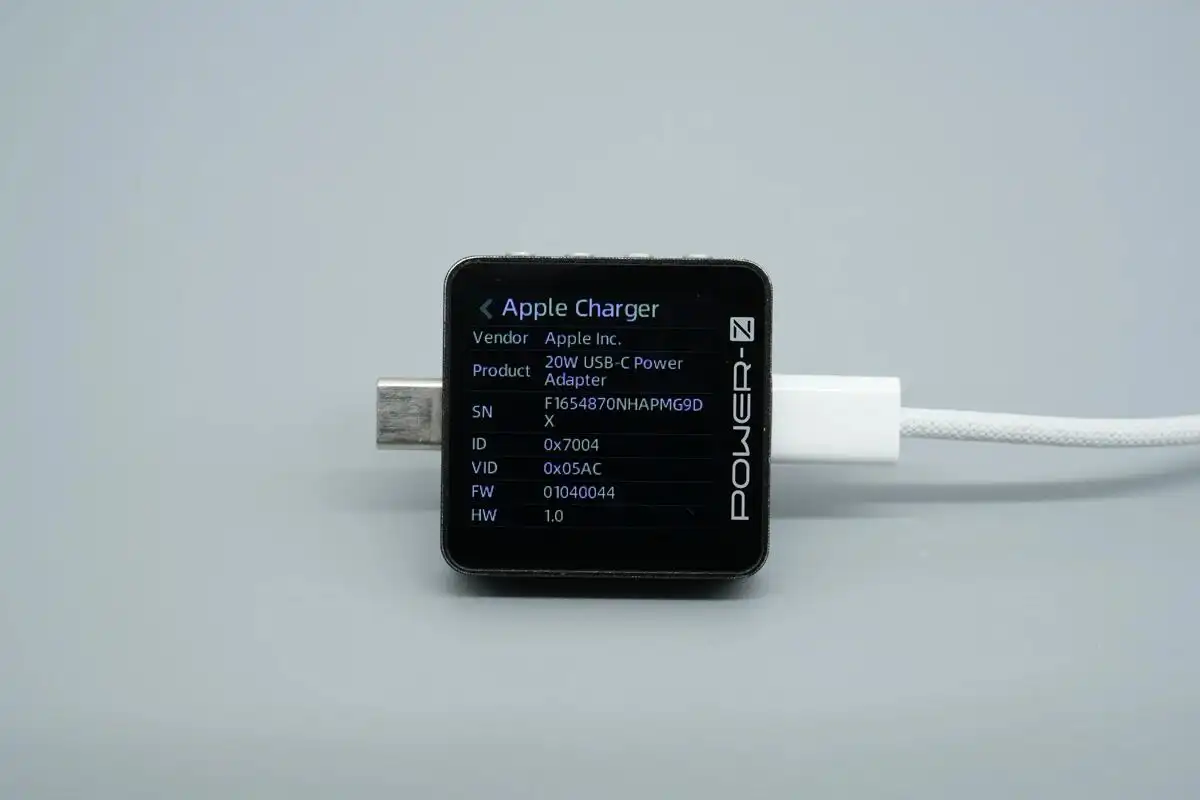 ChargerLAB POWER-Z KM003C Reads SN of MacBook Neo Charger-Chargerlab