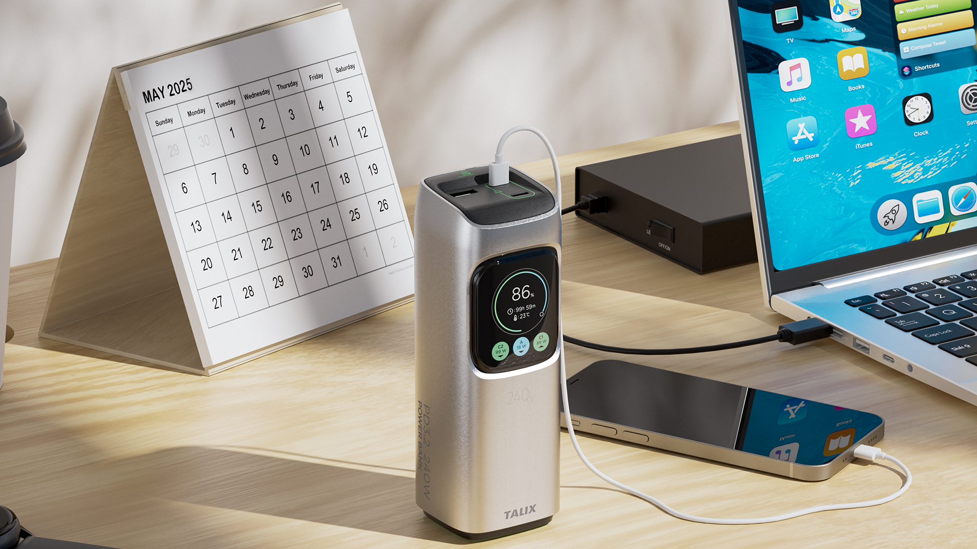 TALIX Zeta 240W Power Bank to Receive Red Dot Award: Product Design 2026