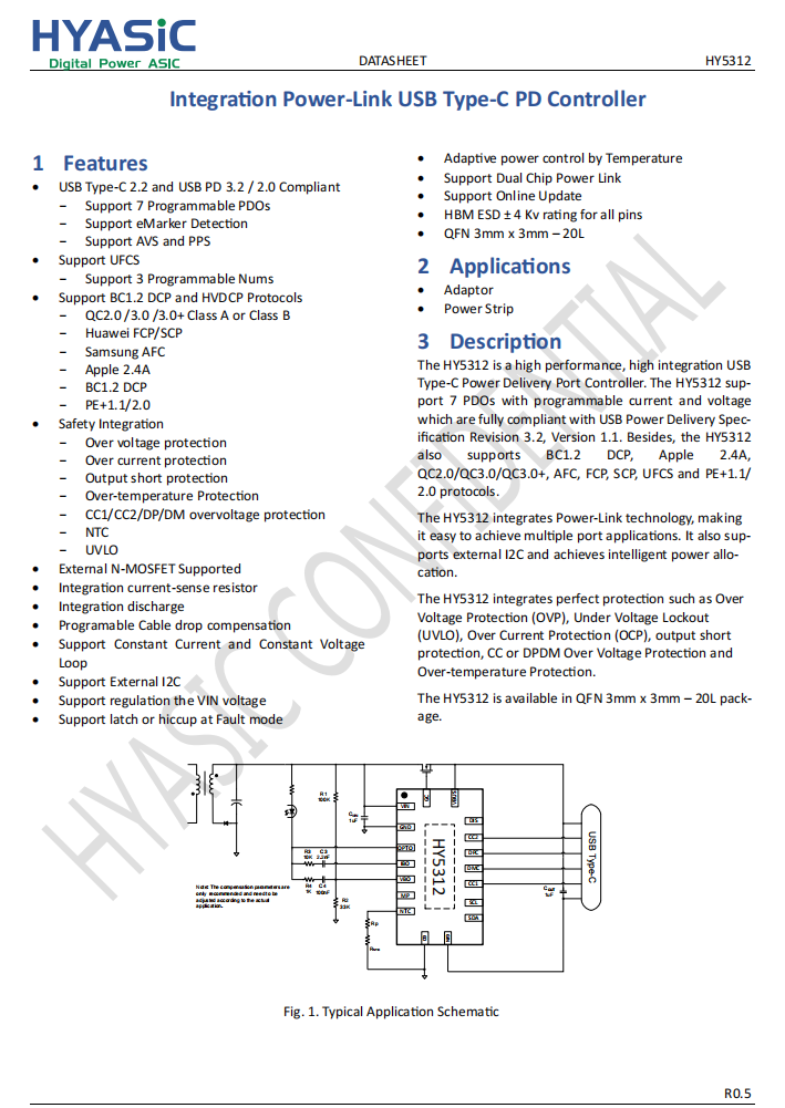 ChargerLAB POWER-Z Unlocks the Hidden Parameters of the HYASiC HY5312 Protocol Chip-Chargerlab