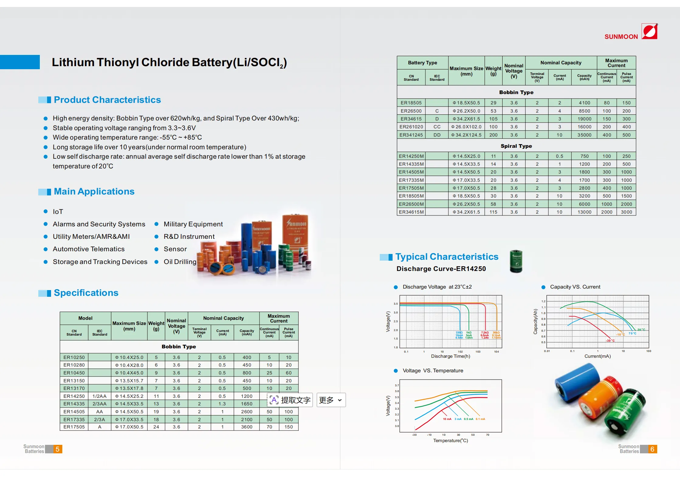 SUNMOON Releases Its Official Battery Product Catalog-Chargerlab