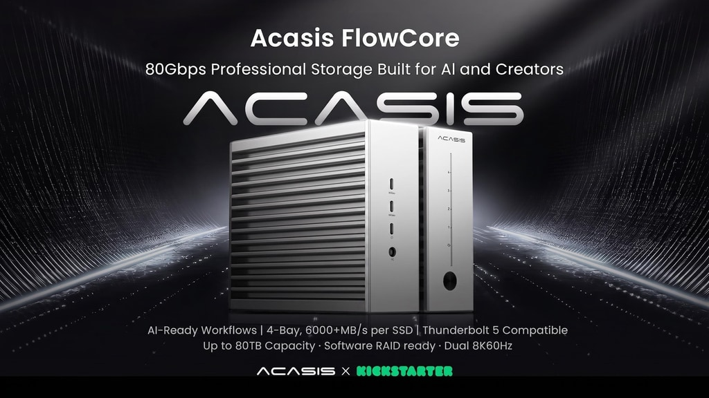 ACASIS 80Gbps Storage：The Ultimate Powerhouse for AI and Creative Pros-Chargerlab