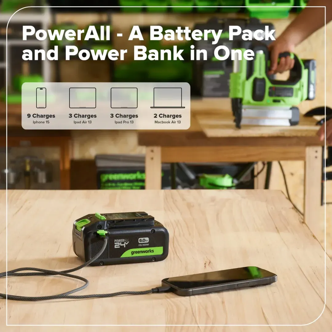 Breaking the Proprietary Barrier: Greenworks Unveils 100W USB-C Enabled Battery Pack-Chargerlab