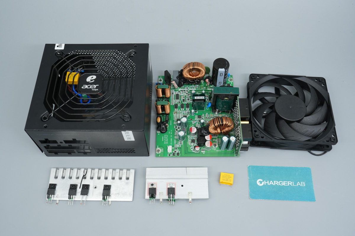 Teardown of Acer AC650 650W Fully Modular PC PSU-Chargerlab